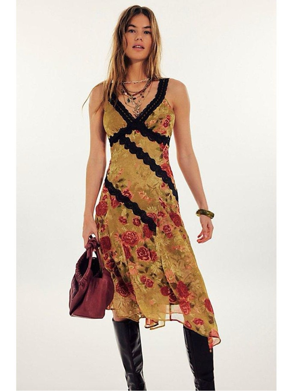 Free People Amphora Midi Dress